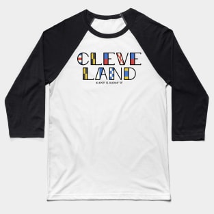 Cleveland Nautical Flag Baseball T-Shirt